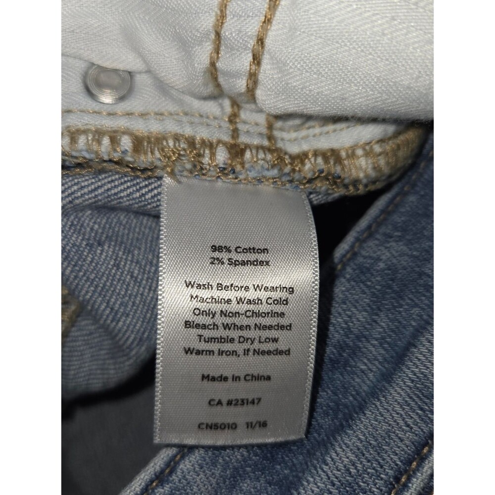 Talbots Flawless Five-Pocket Slim Taper Released Hem Denim Jeans, Size 10 - Picture 8 of 8